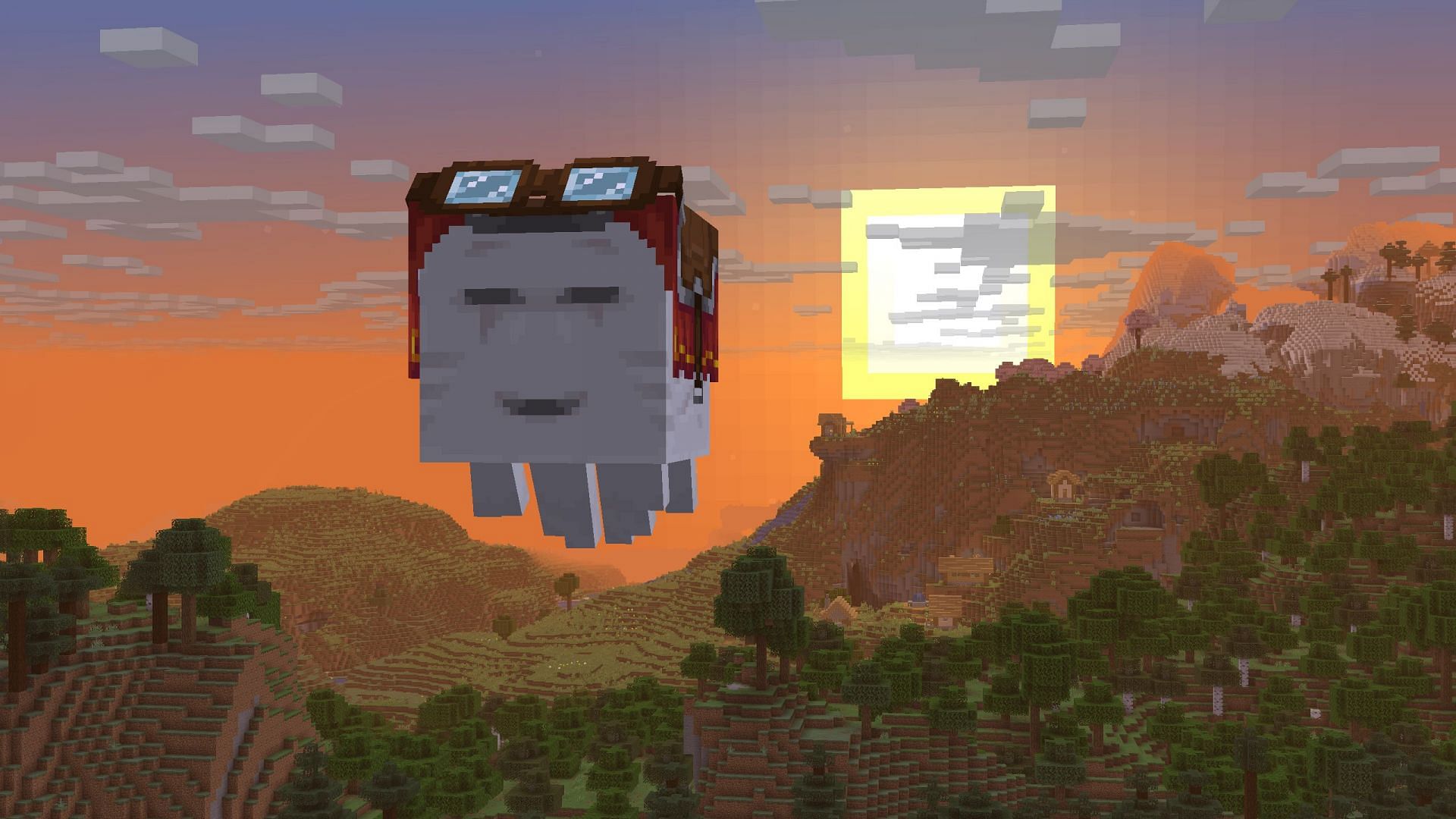 Happy ghast can be an extremely surprising feature for old players (Image via Sportskeeda Gaming || Mojang Studios)